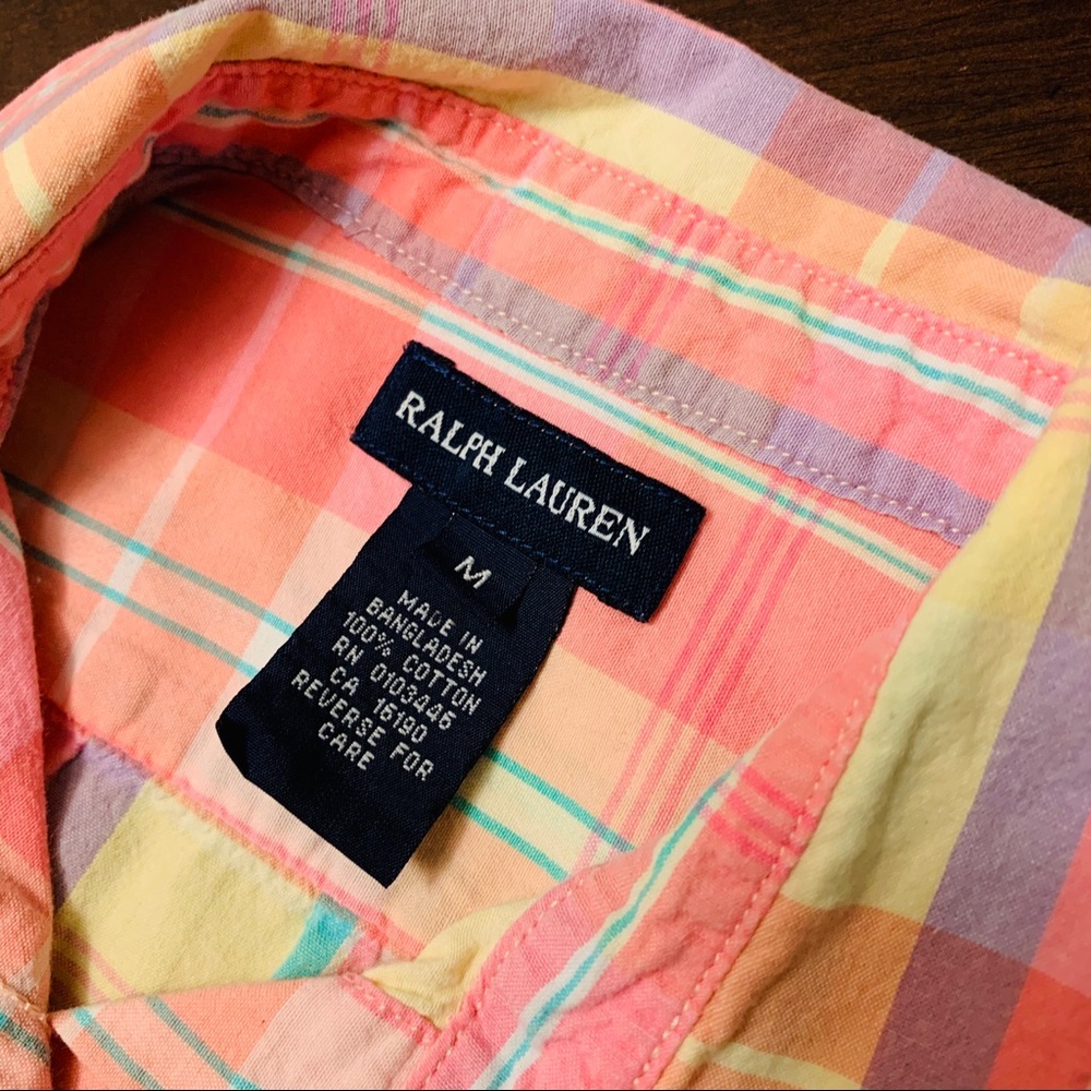 Ralph Lauren Sleeveless Button Down Shirt